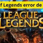 League of Legends error de conexión