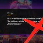 Errores del servidor avanzado Free Fire